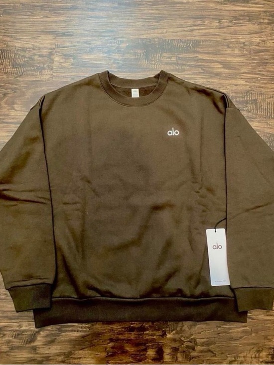 ALO Yoga Tops - Alo Yoga Accolade Limited Edition Coffee Brown “Espresso” Pullover - NWT - M